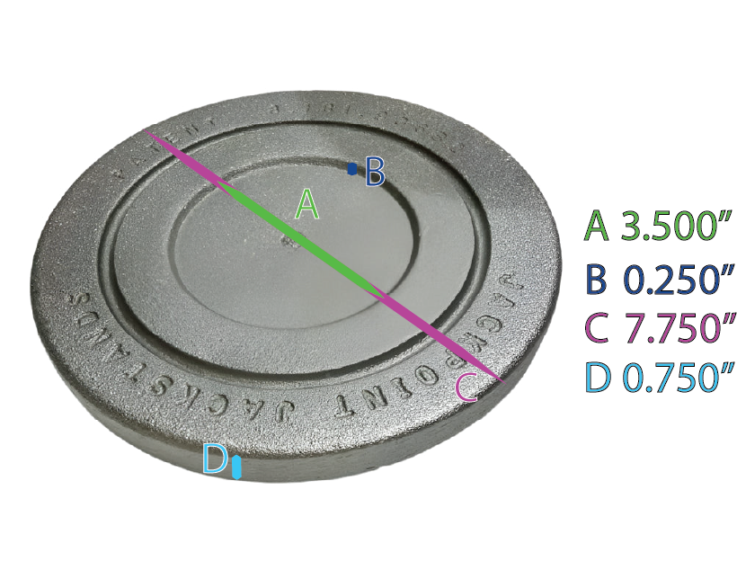 1 Jackpoint Jackstand / 1 Recessed Pad